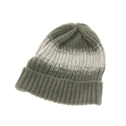 [Used] [Unused] Journeyman Linen Knit Cap Olive x Gray [F] [Condition Rank S] [Men&