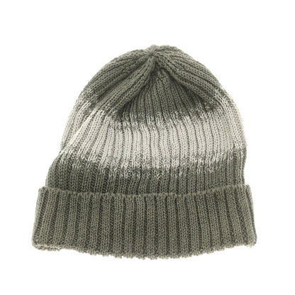 [Used] [Unused] Journeyman Linen Knit Cap Olive x Gray [F] [Condition Rank S] [Men&