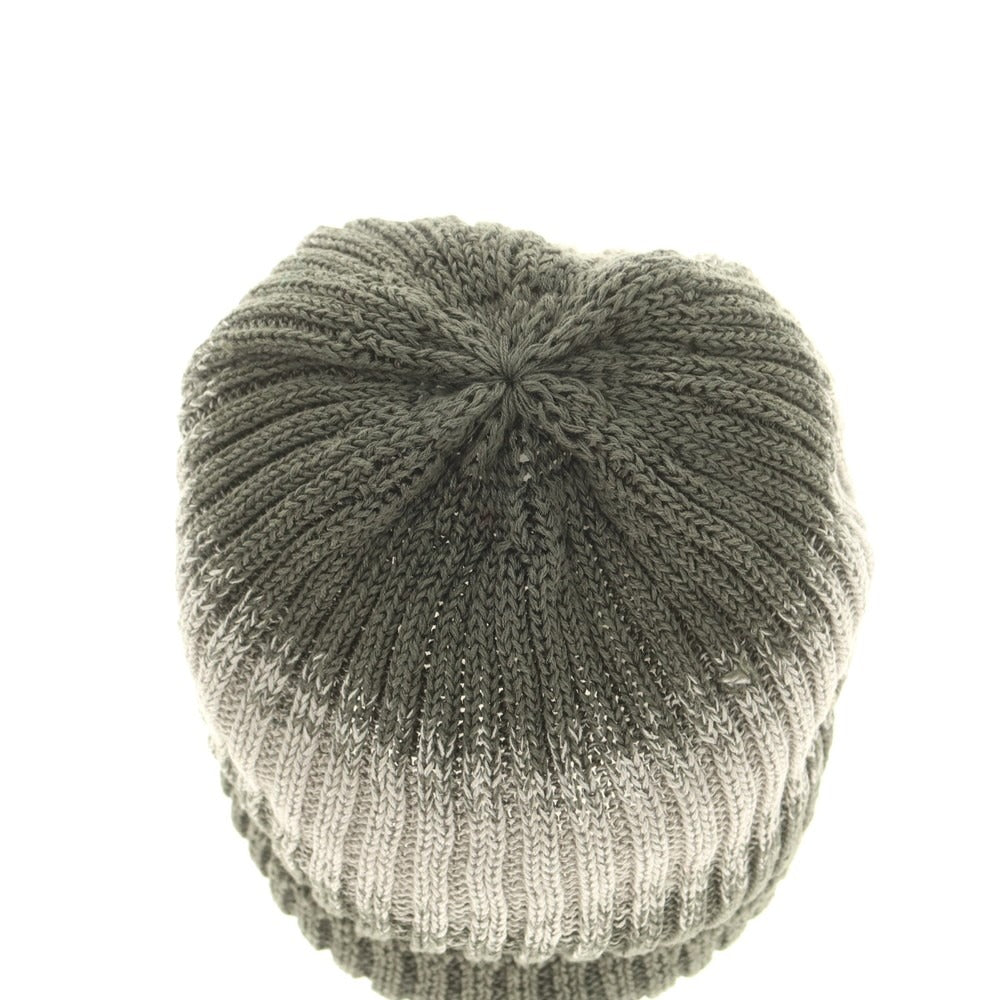 [Used] [Unused] Journeyman Linen Knit Cap Olive x Gray [F] [Condition Rank S] [Men&