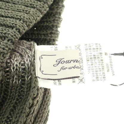 [Used] [Unused] Journeyman Linen Knit Cap Olive x Gray [F] [Condition Rank S] [Men&