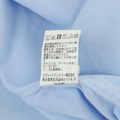 [Used] La Favola Oxford Cotton BD Shirt Sax Blue [1] [Condition Rank C] [Men&