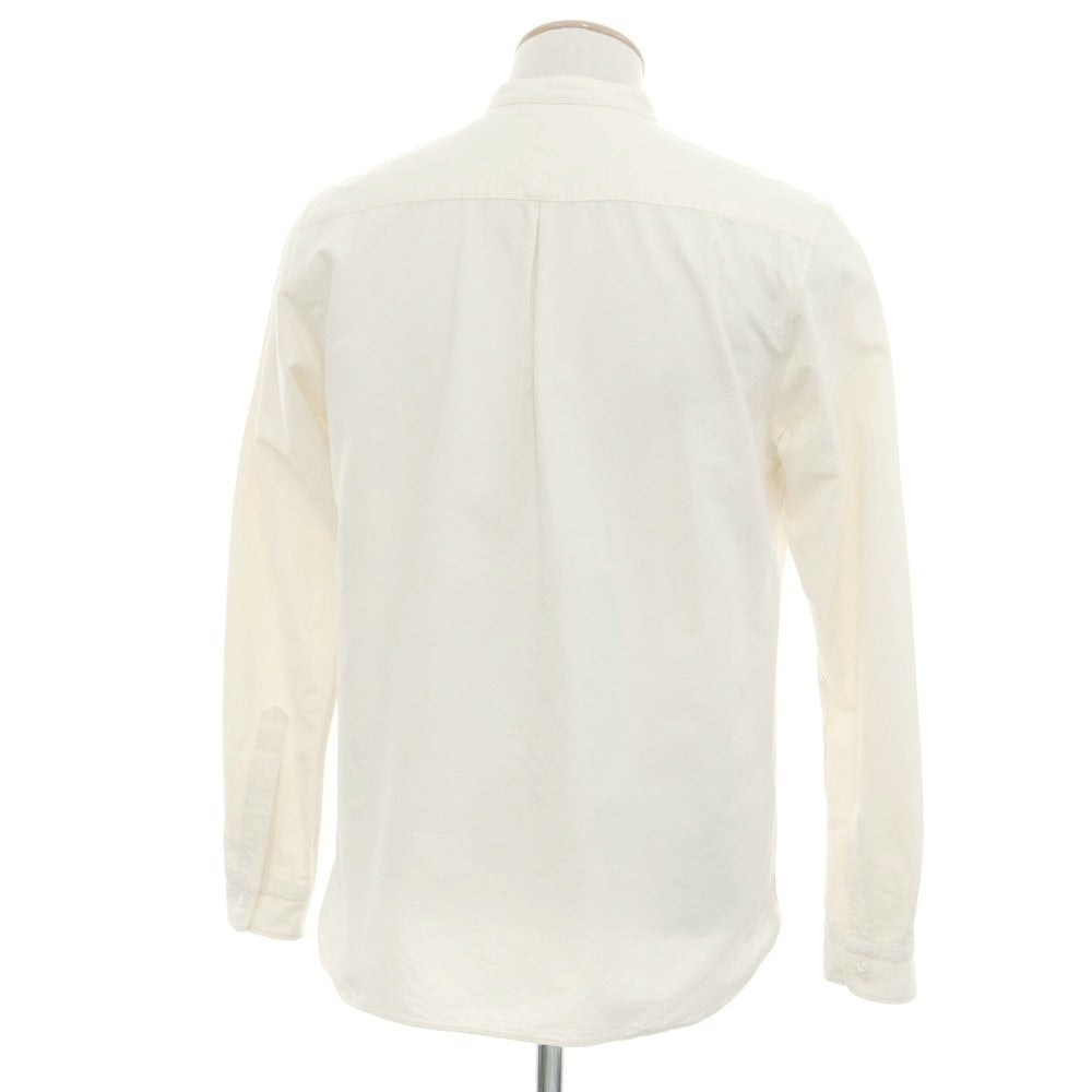 [Used] ORGUEIL Oxford cotton band collar shirt, off-white [38] [Condition rank B] [Men&