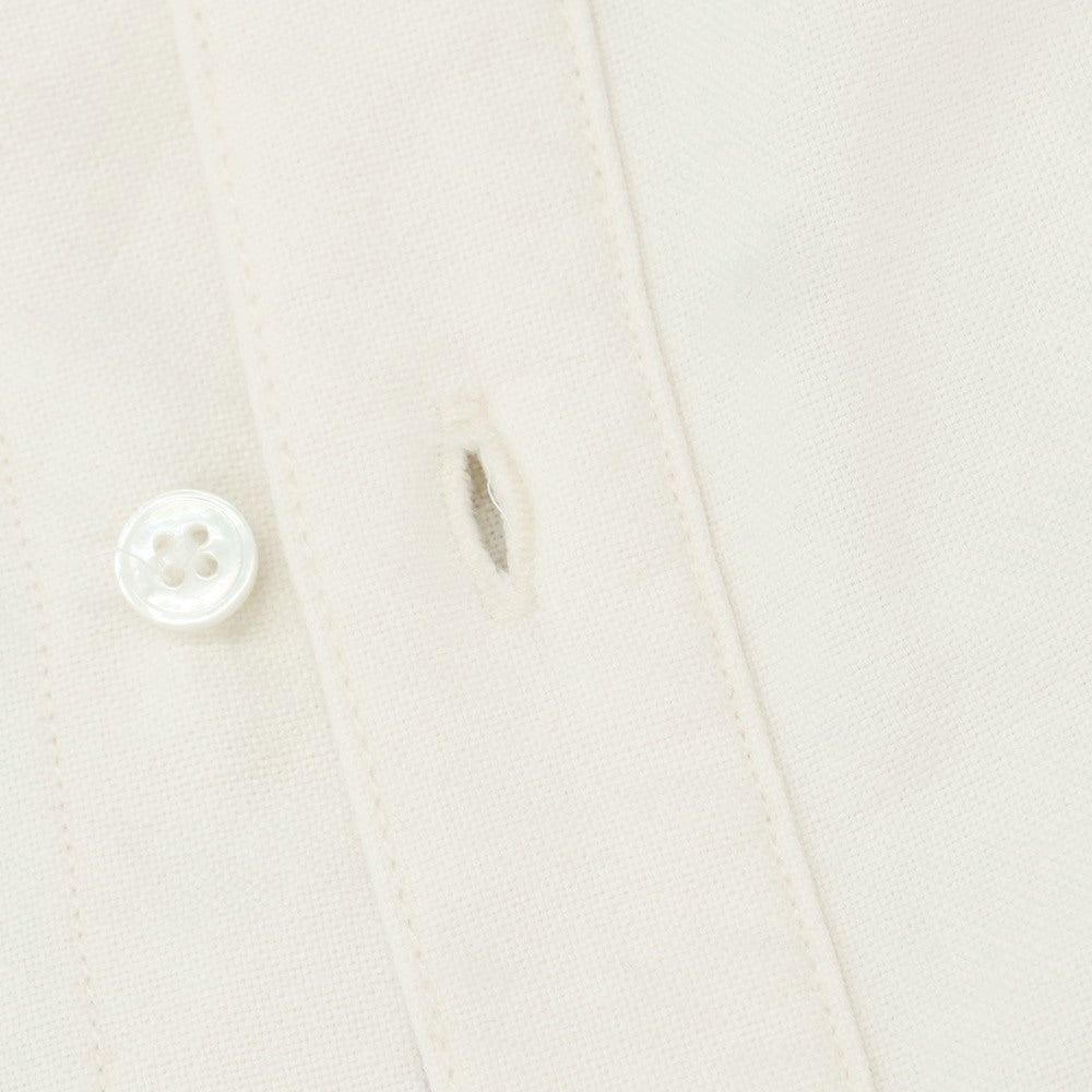 [Used] ORGUEIL Oxford cotton band collar shirt, off-white [38] [Condition rank B] [Men&