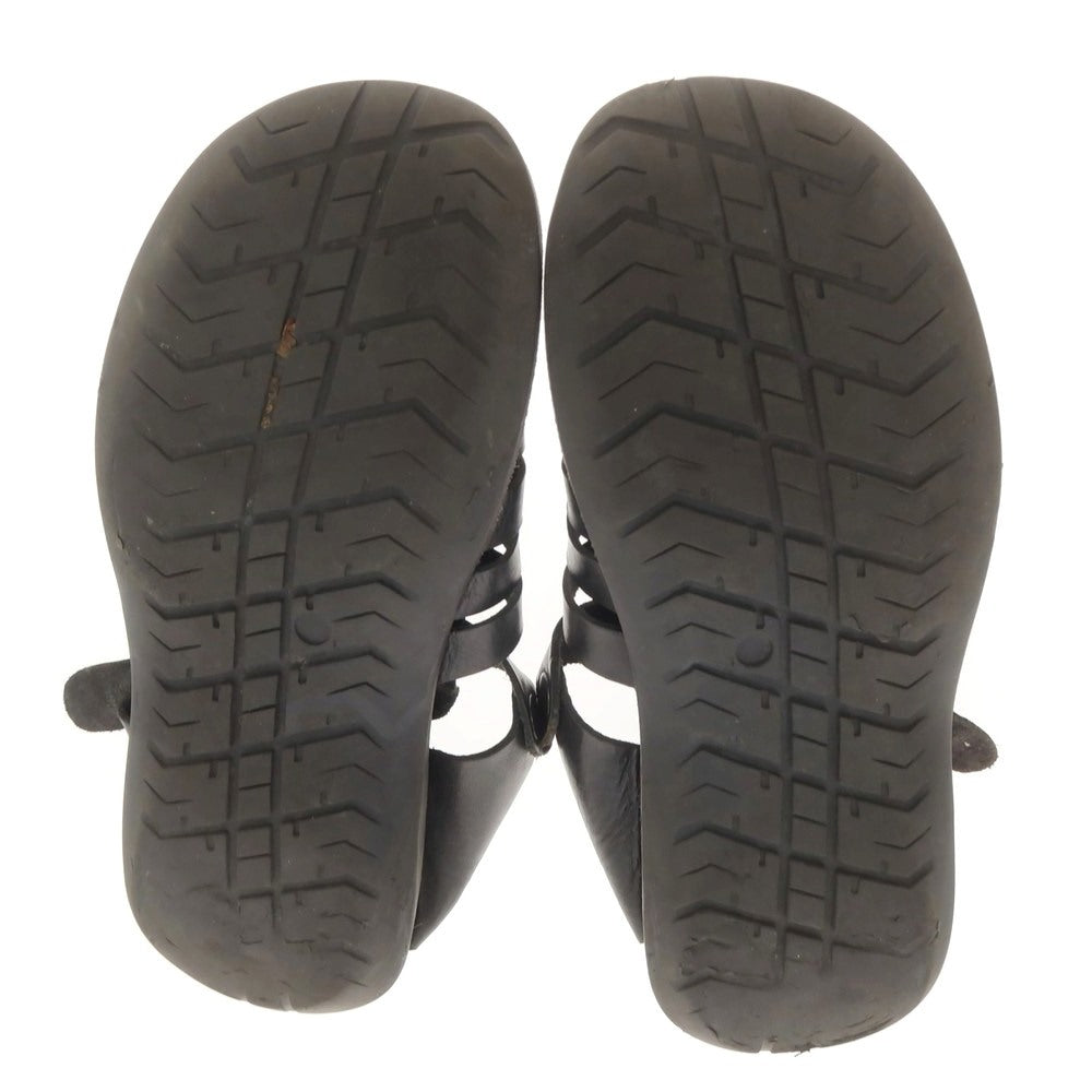 [Used] ZEUS Leather Sandals Black [39] [Condition Rank C] [Men&