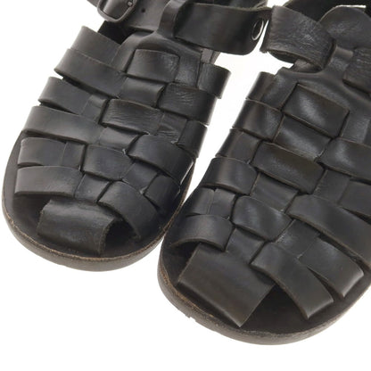 [Used] ZEUS Leather Sandals Black [39] [Condition Rank C] [Men&