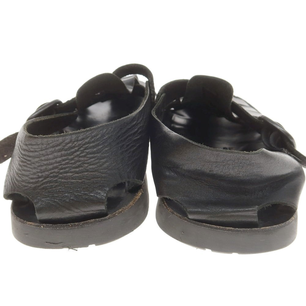 [Used] ZEUS Leather Sandals Black [39] [Condition Rank C] [Men&