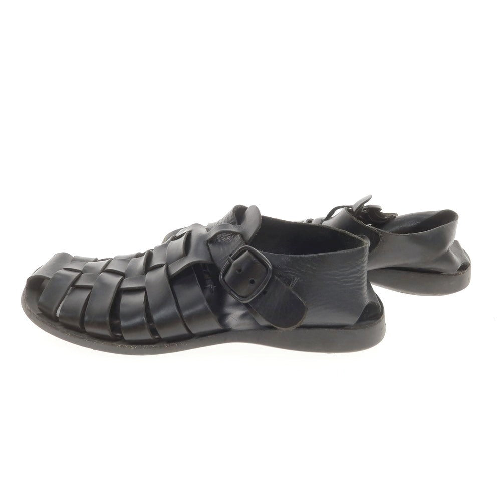 [Used] ZEUS Leather Sandals Black [39] [Condition Rank C] [Men&
