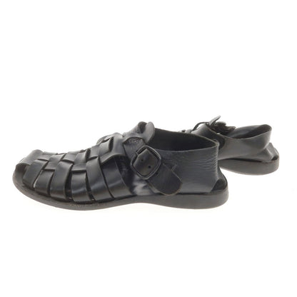 [Used] ZEUS Leather Sandals Black [39] [Condition Rank C] [Men&