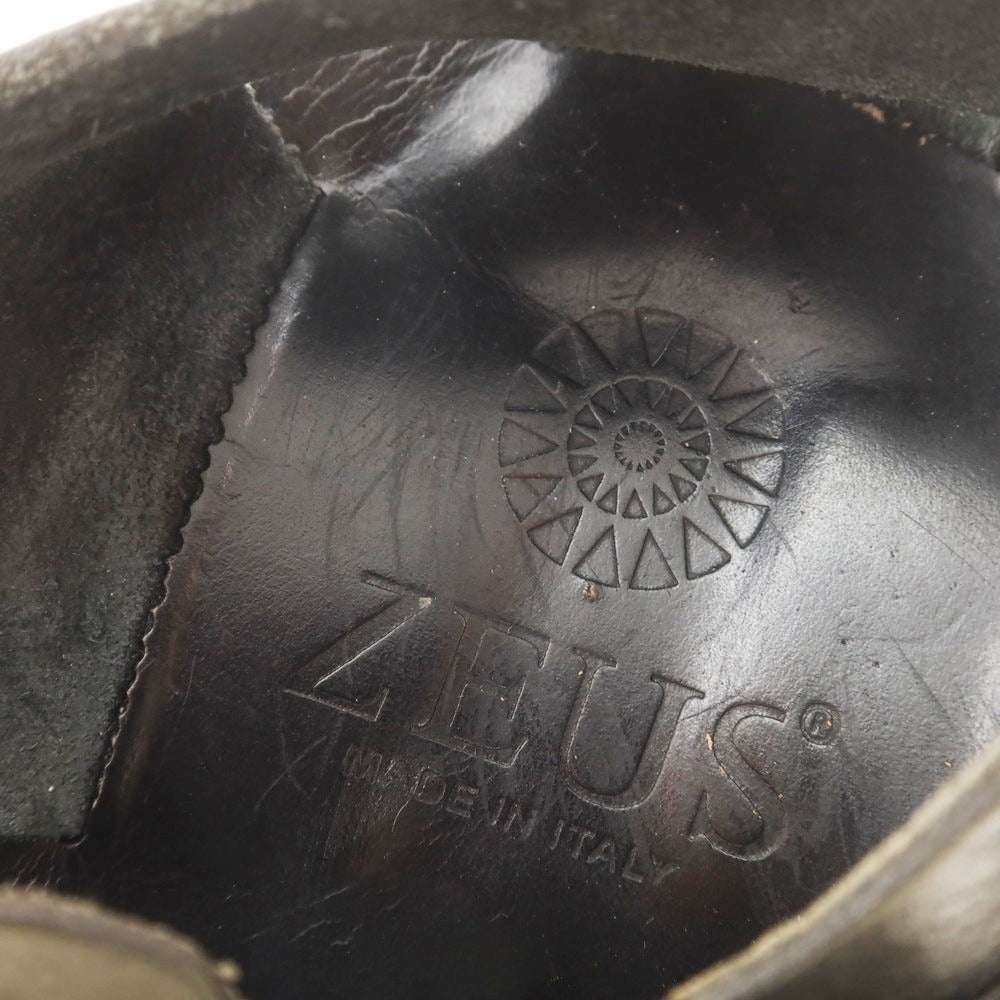 [Used] ZEUS Leather Sandals Black [39] [Condition Rank C] [Men&