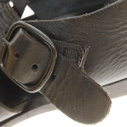 [Used] ZEUS Leather Sandals Black [39] [Condition Rank C] [Men&