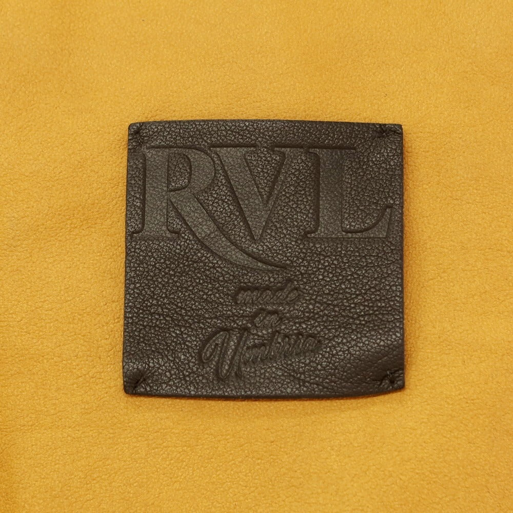 【新品アウトレット】アール ヴィ エル rvl スエードレザー トラッカージャケット ブルゾン キャメル【 48 】【 状態ランクN- 】【 メンズ 】 [EPD]