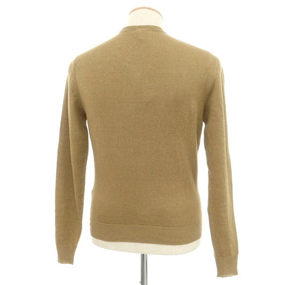 [New] Drumohr Linen Polyester Crew Neck Pullover Knit Light Brown [42] [Condition Rank N] [Men&