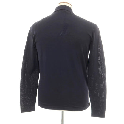 [New] Drumohr High Gauge Cotton Knit Cardigan Dark Navy [46] [Condition Rank N] [Men&