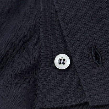 [New] Drumohr High Gauge Cotton Knit Cardigan Dark Navy [48] [Condition Rank N] [Men&