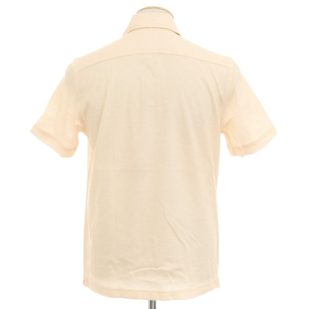 [New] GUY ROVER Cotton Horizontal Collar Short Sleeve Polo Shirt Light Orange [S] [Condition Rank N] [Men&