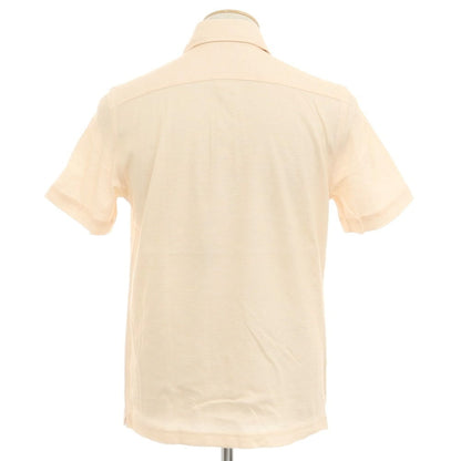 [New] GUY ROVER Cotton Horizontal Collar Short Sleeve Polo Shirt Light Orange [S] [Condition Rank N] [Men&