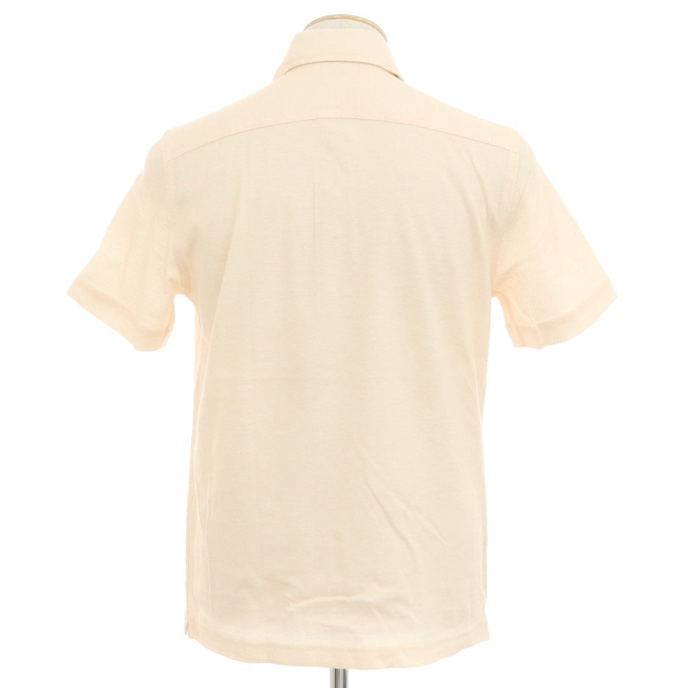 [New] GUY ROVER Cotton Horizontal Collar Short Sleeve Polo Shirt Light Orange [S] [Condition Rank N] [Men&