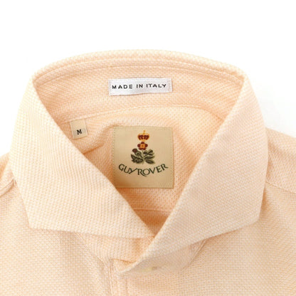 [New] GUY ROVER Cotton Horizontal Collar Short Sleeve Polo Shirt Light Orange [M] [Condition Rank N] [Men&