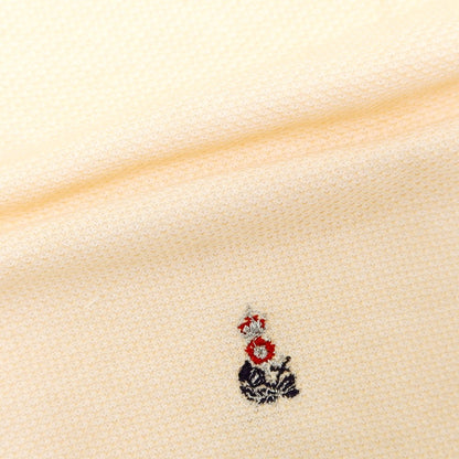[New] GUY ROVER Cotton Horizontal Collar Short Sleeve Polo Shirt Light Orange [M] [Condition Rank N] [Men&