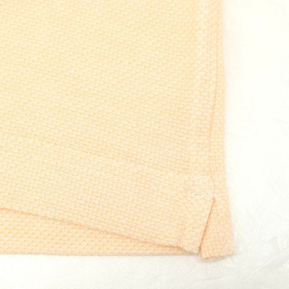 [New] GUY ROVER Cotton Horizontal Collar Short Sleeve Polo Shirt Light Orange [XL] [Condition Rank N] [Men&