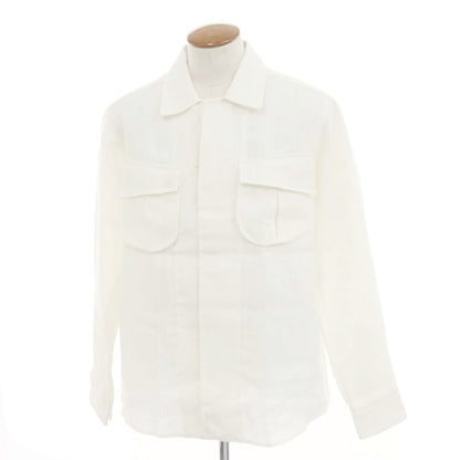 [New] GUY ROVER × FORTELA Linen Shirt Jacket Off-White [M] [Condition Rank N] [Men&