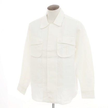 [New] GUY ROVER × FORTELA Linen Shirt Jacket Off-White [L] [Condition Rank N] [Men&
