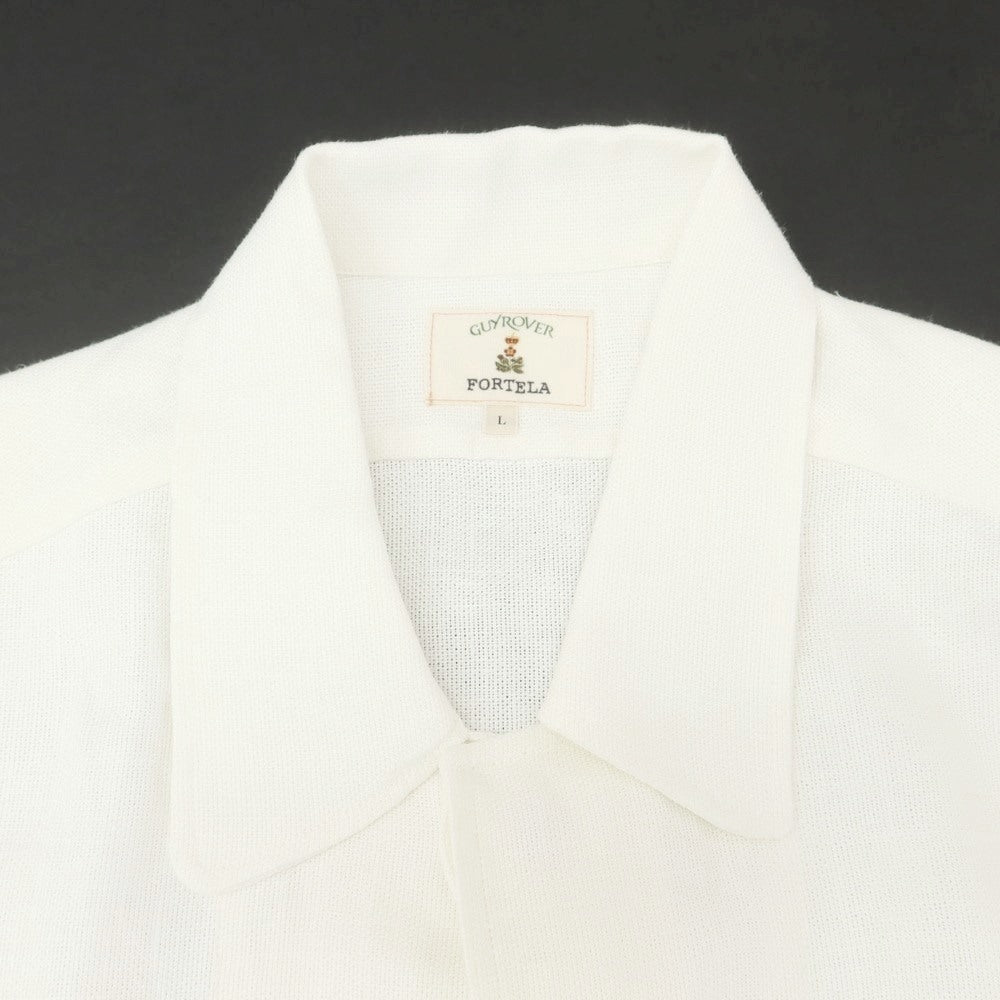 [New] GUY ROVER × FORTELA Linen Shirt Jacket Off-White [L] [Condition Rank N] [Men&