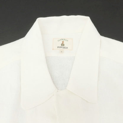 [New] GUY ROVER × FORTELA Linen Shirt Jacket Off-White [L] [Condition Rank N] [Men&