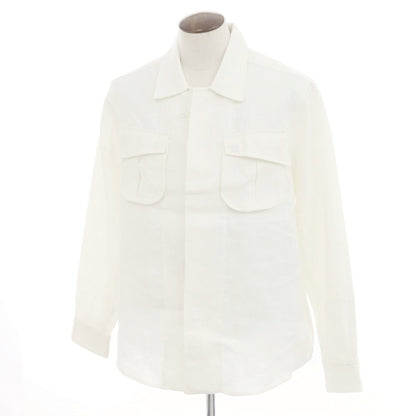 [New] GUY ROVER × FORTELA Linen Shirt Jacket Off-White [XL] [Condition Rank N] [Men&