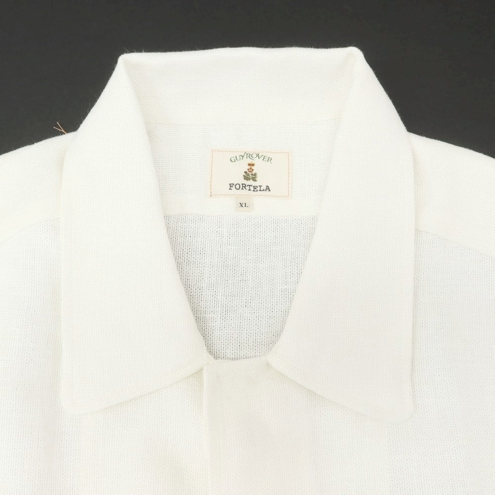 [New] GUY ROVER × FORTELA Linen Shirt Jacket Off-White [XL] [Condition Rank N] [Men&