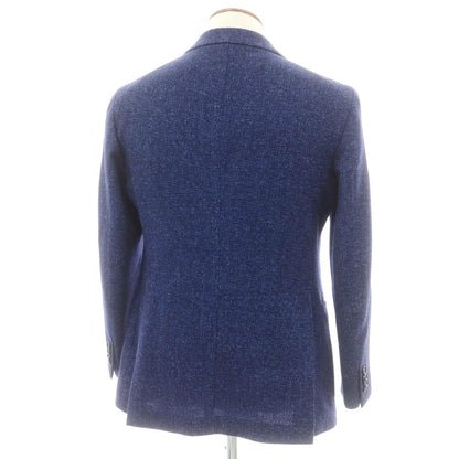 【中古】タリアトーレ TAGLIATORE ウールシルクリネン テーラードジャケット ネイビー【 46 】【 状態ランクB 】【 メンズ 】