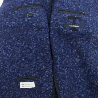 【中古】タリアトーレ TAGLIATORE ウールシルクリネン テーラードジャケット ネイビー【 46 】【 状態ランクB 】【 メンズ 】