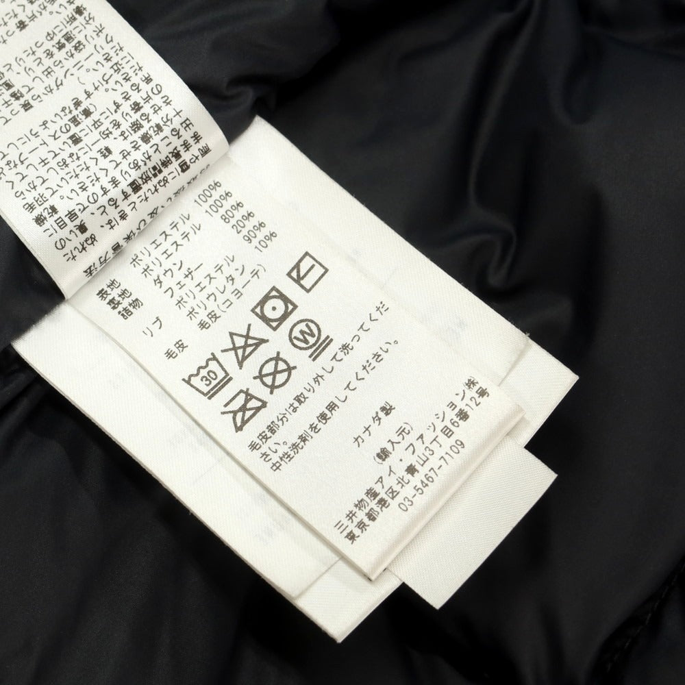 【中古】クオーツ コー QUARTZ Co. JOURNAL STANDARD別注 CHAMPLAIN ダウンコート ブラック【サイズXS】【 状態ランクB 】【 メンズ 】 [DPD]