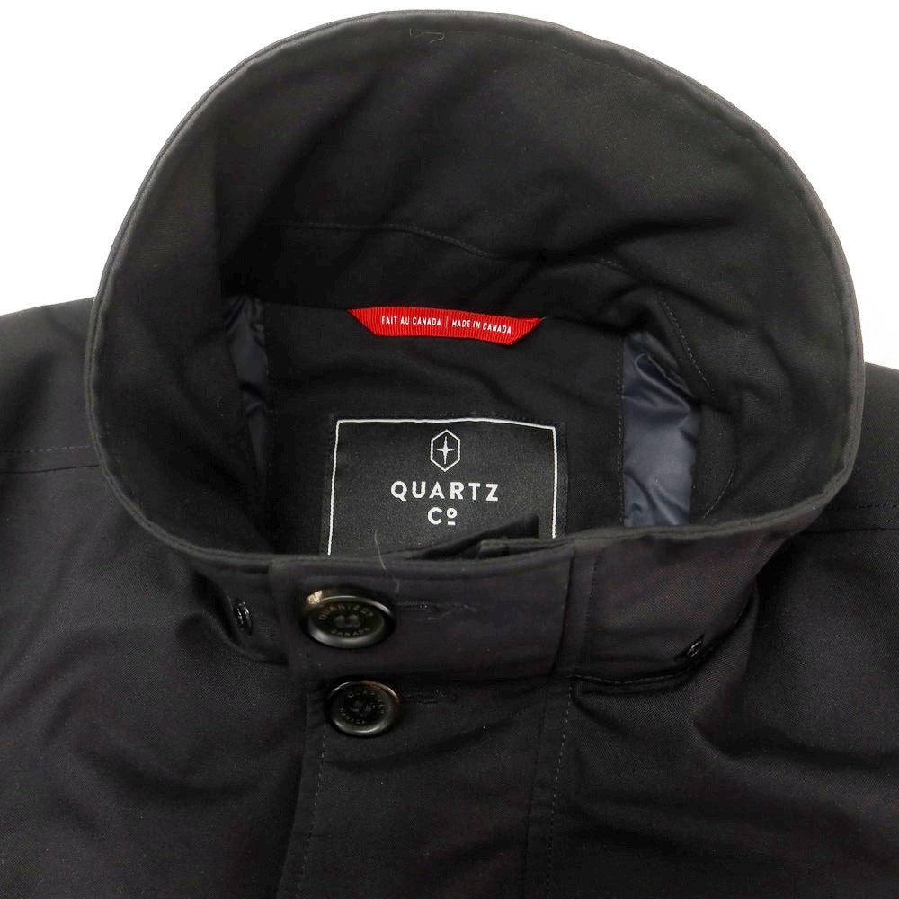 【中古】クオーツ コー QUARTZ Co. JOURNAL STANDARD別注 CHAMPLAIN ダウンコート ブラック【サイズXS】【 状態ランクB 】【 メンズ 】 [DPD]