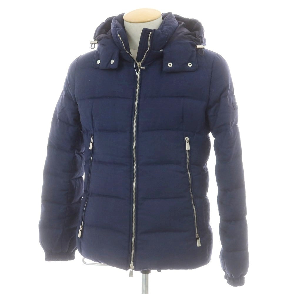 【中古】タトラス TATRAS ウールシルク ダブルジップ ダウンジャケット ネイビー【 1 】【 状態ランクD 】【 メンズ 】