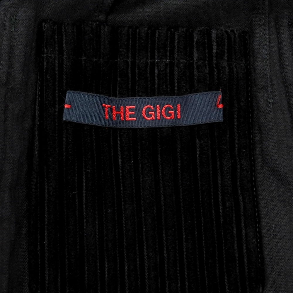 【中古】ザ ジジ THE GIGI コーデュロイ ダブルスーツ ブラック【サイズ44】【 状態ランクC 】【 メンズ 】 [DPD]