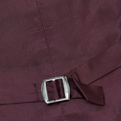 【中古】ハケットロンドン HACKETT LONDON ウール チェック ドレス系ジレ ベスト グレージュ系xダークブラウン【 36 】【 状態ランクC 】【 メンズ 】