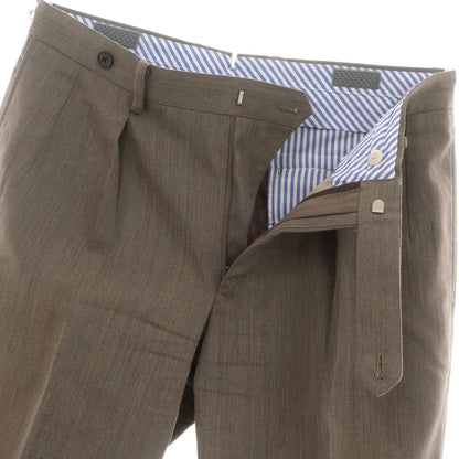 [Used] UNIVERSAL LANGUAGE Wool Dress Slacks Pants Taupe [Size M] [BRW] [A/W] [Condition Rank B] [Men&