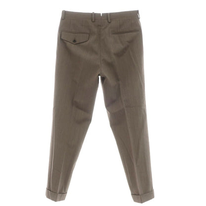 [Used] UNIVERSAL LANGUAGE Wool Dress Slacks Pants Taupe [Size M] [BRW] [A/W] [Condition Rank B] [Men&