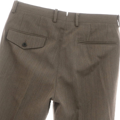 [Used] UNIVERSAL LANGUAGE Wool Dress Slacks Pants Taupe [Size M] [BRW] [A/W] [Condition Rank B] [Men&