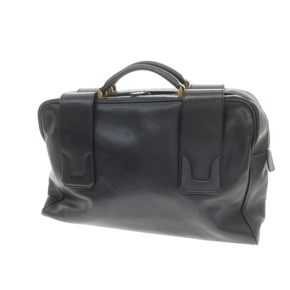 [Used] Giorgio Armani GIORGIO ARMANI Leather Briefcase Black [Condition Rank C] [Men&