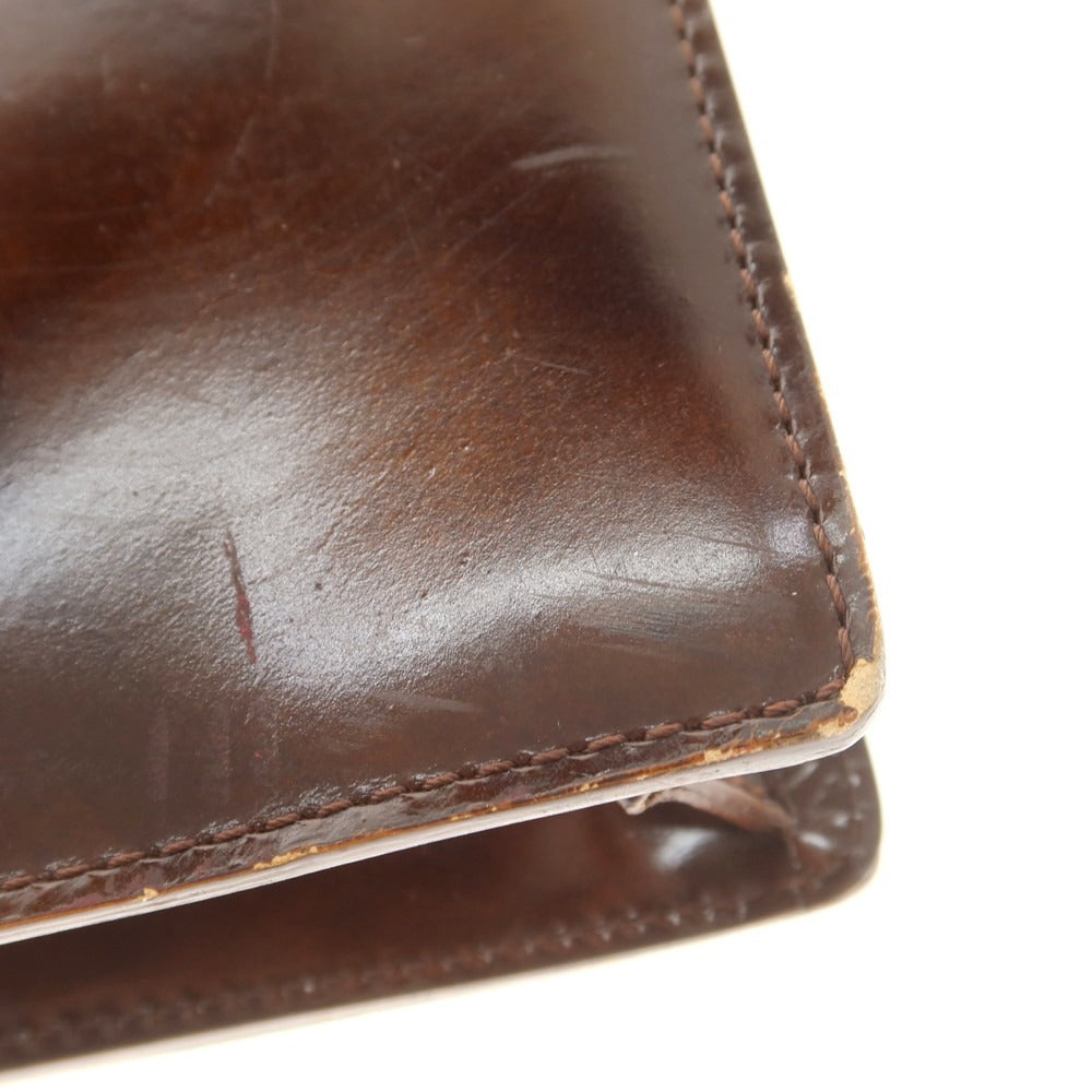 [Used] Dunhill Leather Clutch Bag Brown [Condition Rank C] [Men&