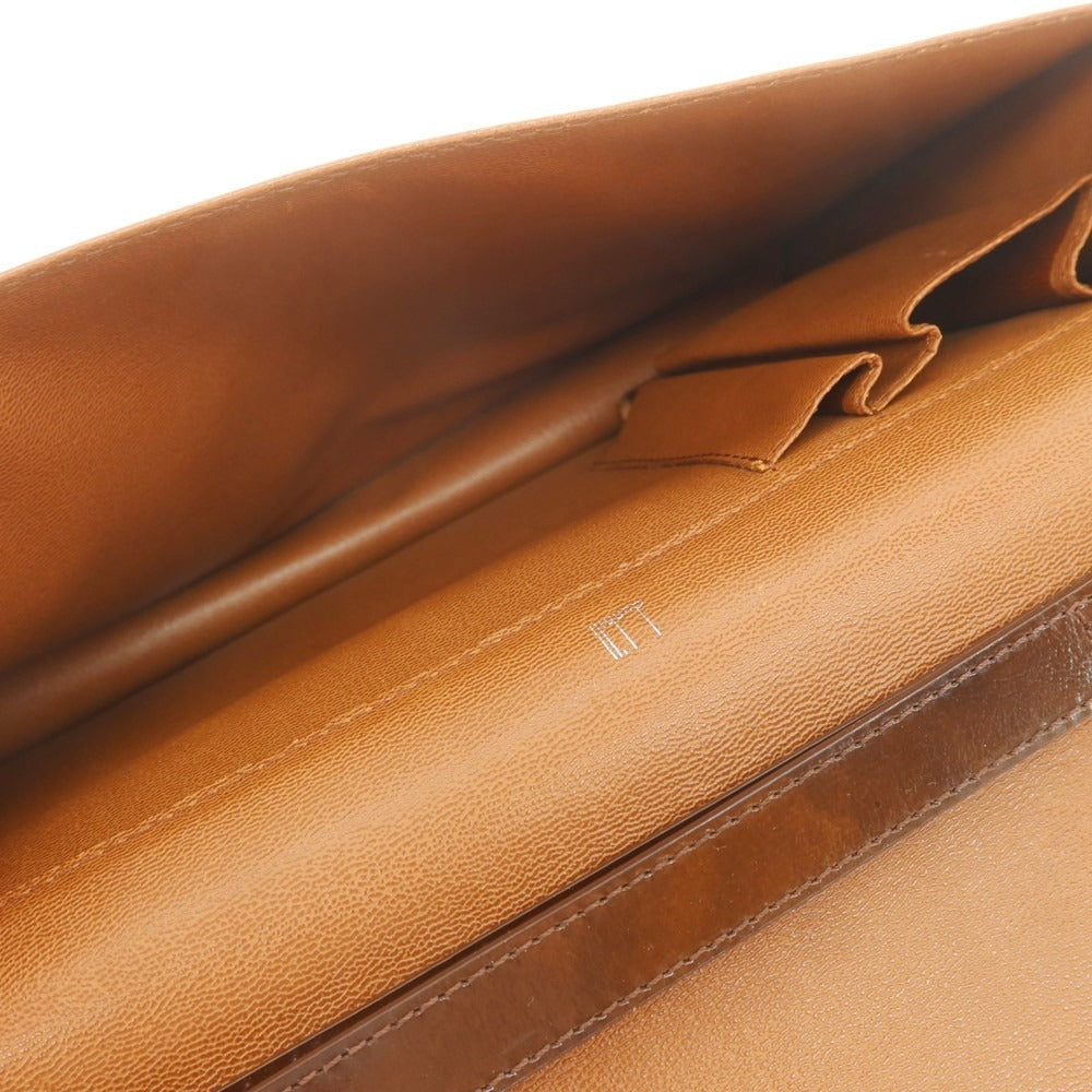 [Used] Dunhill Leather Clutch Bag Brown [Condition Rank C] [Men&