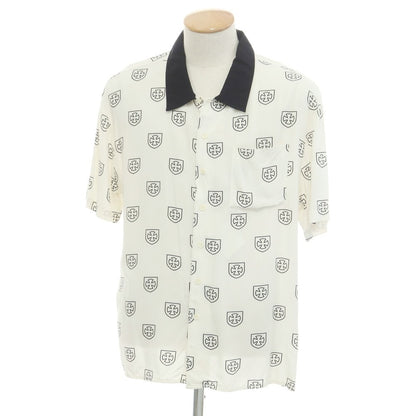 [Used] Brixton BRIXTON x INDEPENDENT Cotton rayon short sleeve shirt White x black [S] [Condition rank B] [Men&