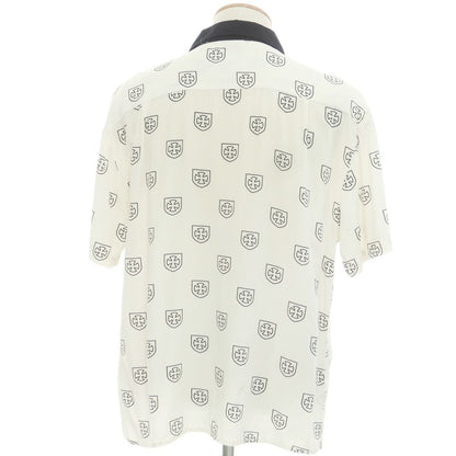 [Used] Brixton BRIXTON x INDEPENDENT Cotton rayon short sleeve shirt White x black [S] [Condition rank B] [Men&