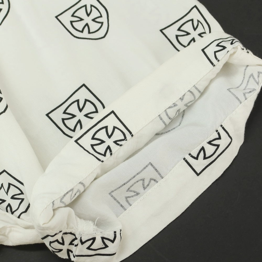 [Used] Brixton BRIXTON x INDEPENDENT Cotton rayon short sleeve shirt White x black [S] [Condition rank B] [Men&