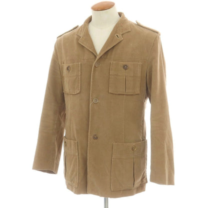 【中古】ジルサンダー JIL SANDER コットン コーデュロイ サファリジャケット ベージュブラウン【 48 】【 状態ランクD 】【 メンズ 】