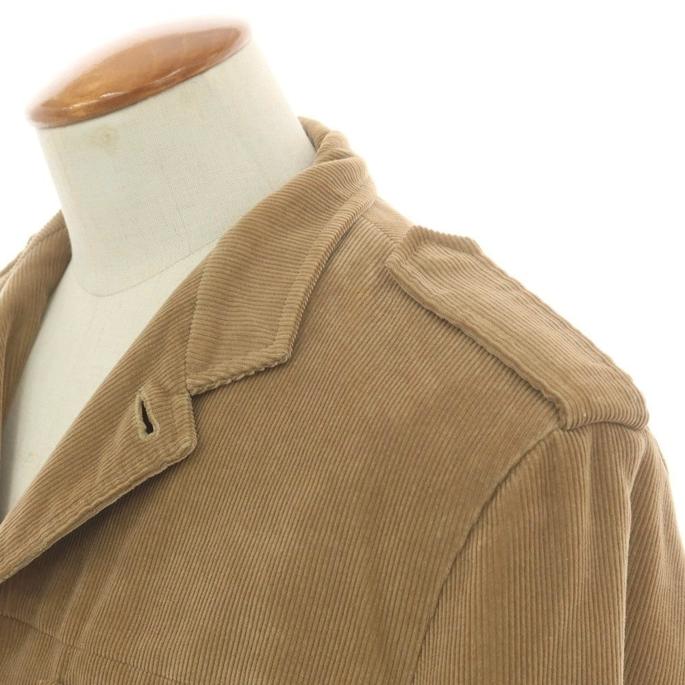 【中古】ジルサンダー JIL SANDER コットン コーデュロイ サファリジャケット ベージュブラウン【 48 】【 状態ランクD 】【 メンズ 】