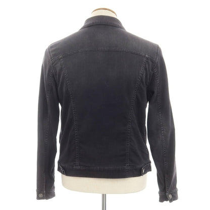 【中古】シビリア SIVIGLIA スウェット ジージャン デニムジャケット ブラック【 M 】【 状態ランクB 】【 メンズ 】