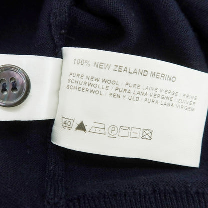 【中古】ジョンスメドレー JOHN SMEDLEY ハイゲージ ニュージーランドメリノ ウール カーディガン ネイビー【 S 】【 状態ランクB 】【 メンズ 】